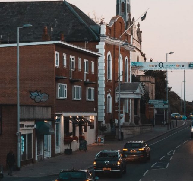 Exeter city in UK