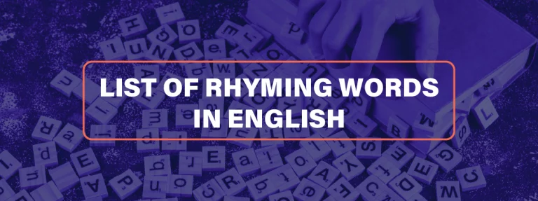 Top 50+ List Of Rhyming Words In English In 2025 7 Top 50+ List Of Rhyming Words In English In 2025