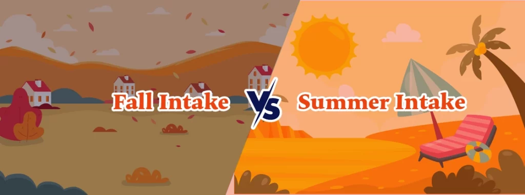 Fall vs Summer Intake