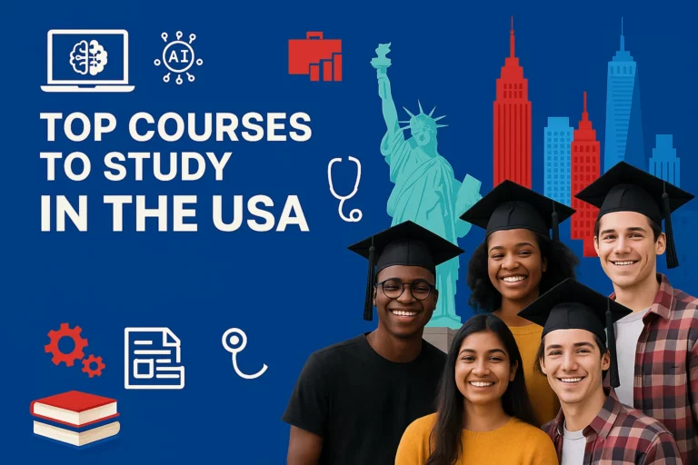 Top courses to study in the USA for international students 2025-26