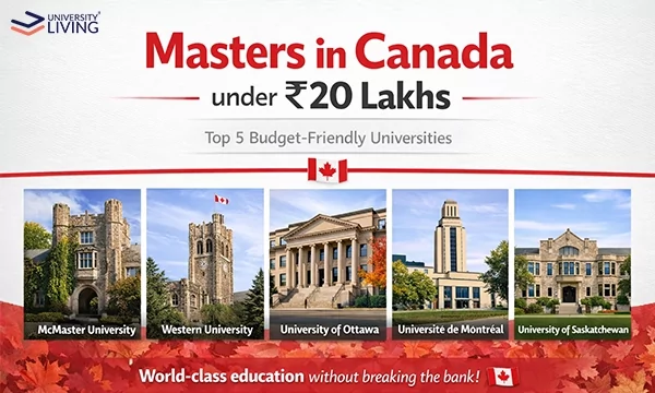 Get Masters in Canada under INR 20 Lakhs