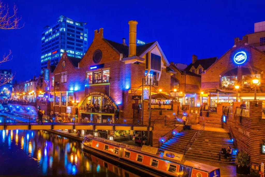 Broad Street in Discover Birmingham