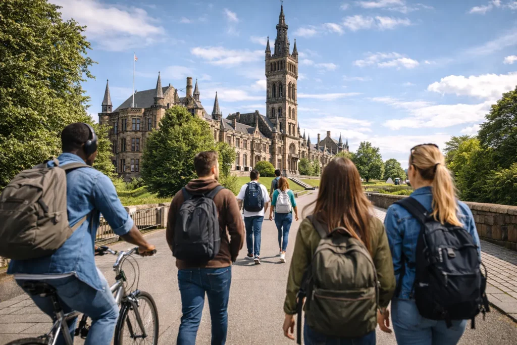 Cycling and Walking are mode of transport in Glasgow