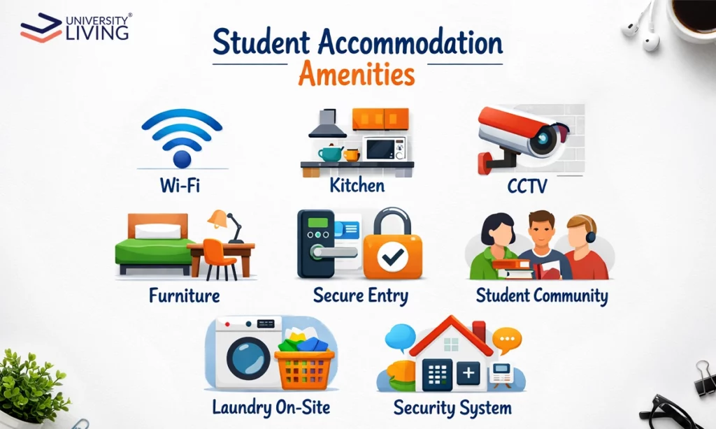 Student Accommodation Amenities in student housing in Glasgow