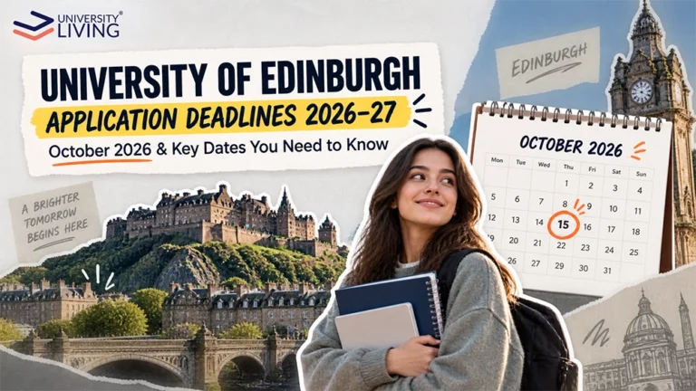 University Of Edinburgh Application Deadlines Is October 2026